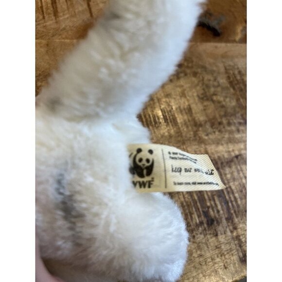 White Tiger Plush Stuffed Animal Toy 7" Wildlife Collection Vintage 1986 WWF - Picture 9 of 11